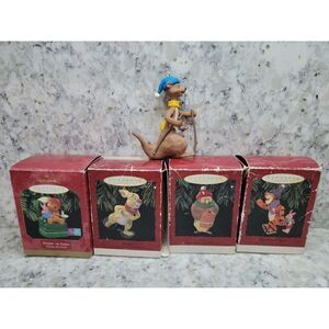 Lot 5 Hallmark Keepsake Christmas Ornaments Winnie‎ The Pooh Themed